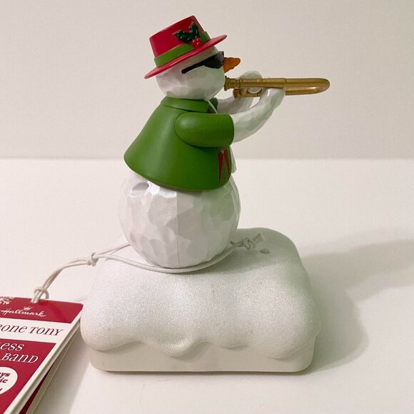 Hallmark Snowman Wireless Band Trombone Tony Music and Movement Flaws - Picture 7 of 17